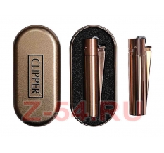 Зажиг. Кремниевая CLIPPER ROZE GOLD BL GRAD (CM0S057RUX) металл